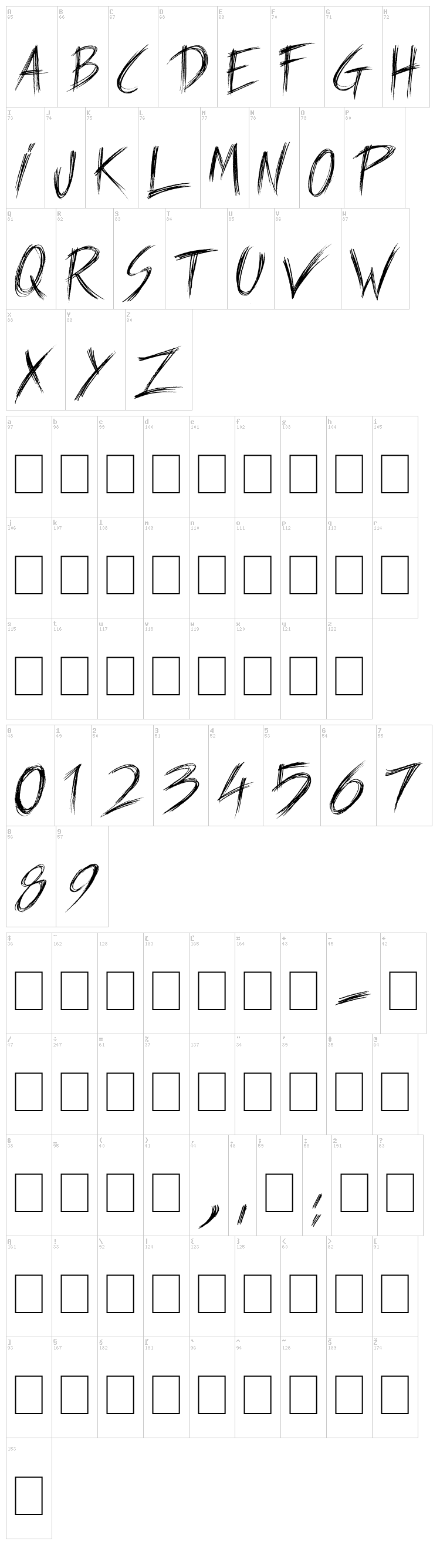 Carnaval de Mai font map